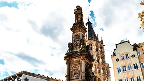 Jan-von-Werth-Denkmal auf dem Alter Markt Köln