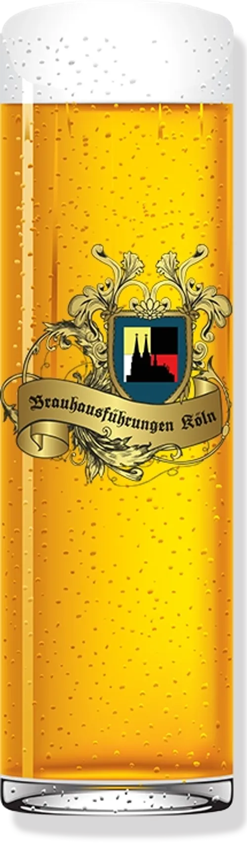 Frisch gezapftes Kölsch im Kölner Brauhaus